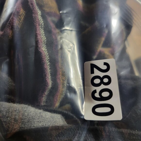 Vans Flannel Shirt Jacket Mens Medium Striped Button Up Long Sleeve Colorful - Picture 6 of 6